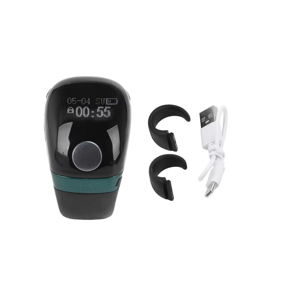 Lcd Electronic Digital Tally Counter Ring Point Row Finger Counter Type-C Charging Ring Holder Counter 4712443547245