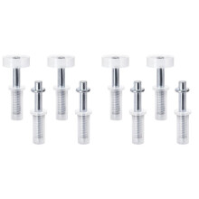 Bi-Fold Door Top Roller Guide Wheel and Top Pivot,Spring Loaded Bifold Door Hardware Kit Bifold Closet Door Repair Kit,B