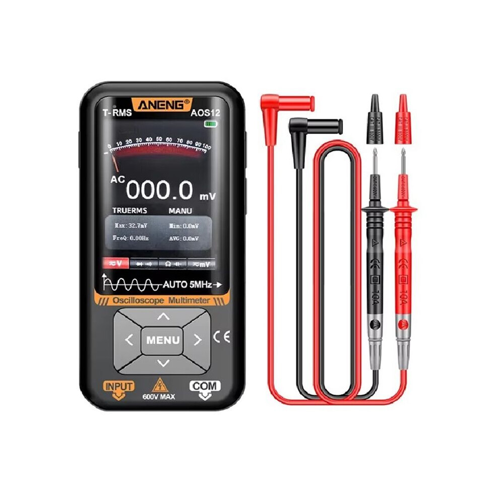 Aneng Aos12 2-In-1 Oscilloscope Multimeter 5Mhz 48Msa/S Sampling Portable Oscilloscope Multifunctional Electrical Test 6034021349347