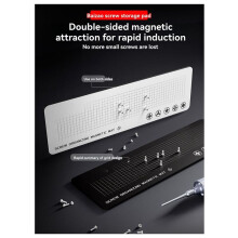 MEGA-IDEA Screw Soft Magnetic Storage Work Mat for Mobile Phone, Computer and Tablet Repair Screw Storage Pad Tool