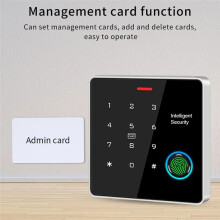 Fristående Säkerhetsåtkomstkontrollsystem Rfid Dubbelfrekvens 125 KHz + 13,56 MHz Lösenord, Kort, Fingeravtryck IP67 Vattentät