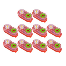 10 Stuks Reddingsvestverlichting, Noodverlichting Onder Water, Geactiveerd Door Led-Koplamp, Noodverlichting in Het Water, Oranje