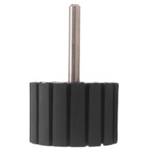 Slitsad Sandtrumma Sliphuvud Metallrostborttagningsringsats Gummiramspännare 45mmx30mm