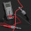 8PC Wire Piercing Probe Insulation Piercing Clip Wire Piercing Tool for Multimeter Voltage Voltmeter Testing 4mm 6