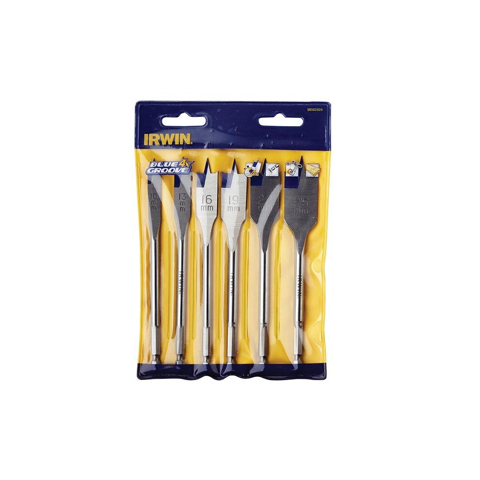 Irwin Blue Groove 4X Flat Bit F - Multi Colour - Image 2