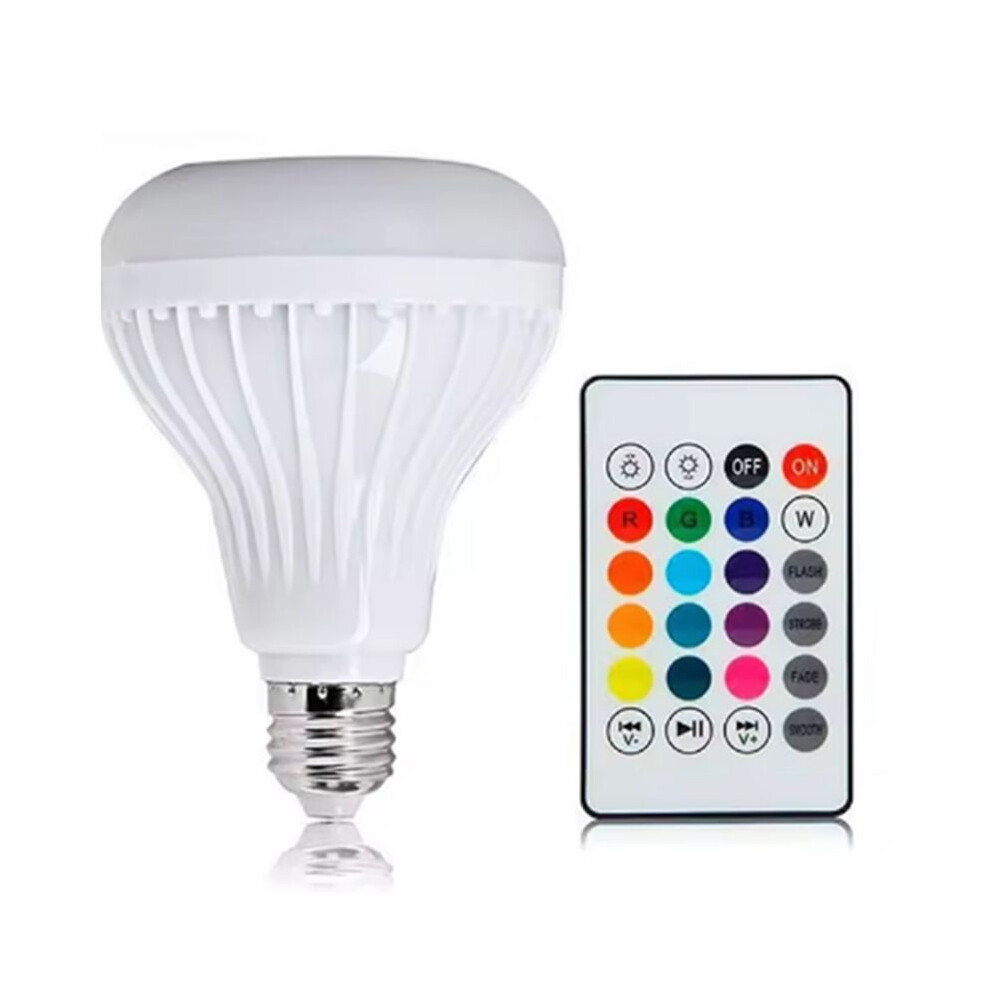 E27 Rgb Wireless Speaker Bulb Music Playing Dimmable Led Bulb Light Lamp With Remote Controller 6033897225823