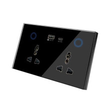 Tuya WIFI Wall Socket with USB Type-C UK Plug Life with Timing Home Work with APP Home UK Plug A