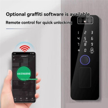 Tuya WiFi Door Lock Waterproof Tuya Face Recognition Fingerprint RFID Card Password APP Control