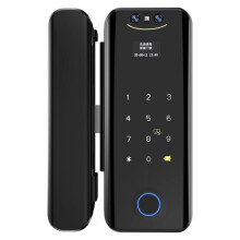 WIFI Tuya Locks 3D für Glastüren mit Kamera, Fingerabdruck, Gesichtserkennung, Karte, Passwort, Biometrischer Schlüssel, App-Entsperrung