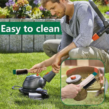 2 Piece Set Lawn Mower Scrub Brush, Lawn Mower Scraper Brush, Suitable for Outdoor Garden Mower Deck Cleaning
