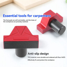 2Pcs Bench Dogs,20mm Diameter Woodworking Bench Stops with TPU Gaskets for Clamp Workbench - Workshop Tools 20mm