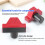 2Pcs Bench Dogs,20mm Diameter Woodworking Bench Stops with TPU Gaskets for Clamp Workbench - Workshop Tools 20mm 1