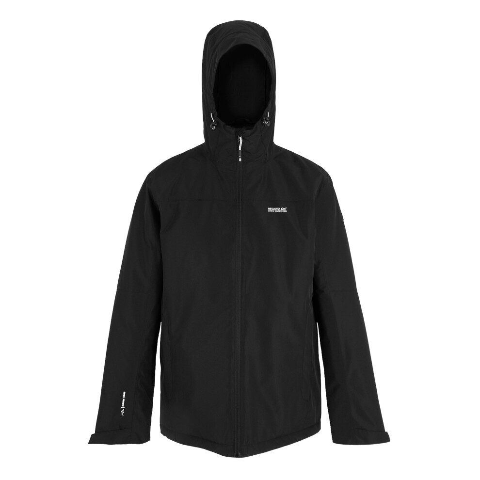 Regatta (L, Black) Mens Thornridge Insulated Waterproof Jacket
