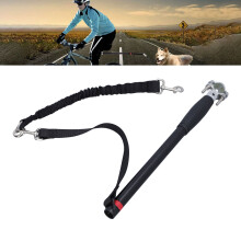 Correa para perros de bicicleta: tubo de acero, nylon, control mejorado