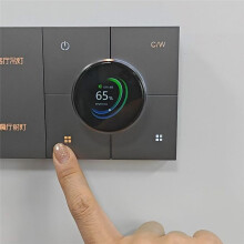 X3-Dimming TuYa Interruptor Inteligente Painel Multifuncional Inteligente Automação Residencial Prata