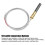 Mikropotential-Temperatursensor 750 mV 610/910 mm Messing/Edelstahl 5