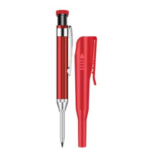 2 Szt 2,8 mm Metalowy Solidny Ołówek Mechaniczny Stolarski z Uchwytem na Głęboki Otwór, Mechaniczny , Stojak, Kieszonkowy Klips, Narzędzie do