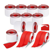 12 Rotoli di Cerniera per Porte Resistenti Alla Polvere - 7 Piedi X 3 Pollici - Cerniera Autoadesiva per Porte - per L'Uso su Teloni