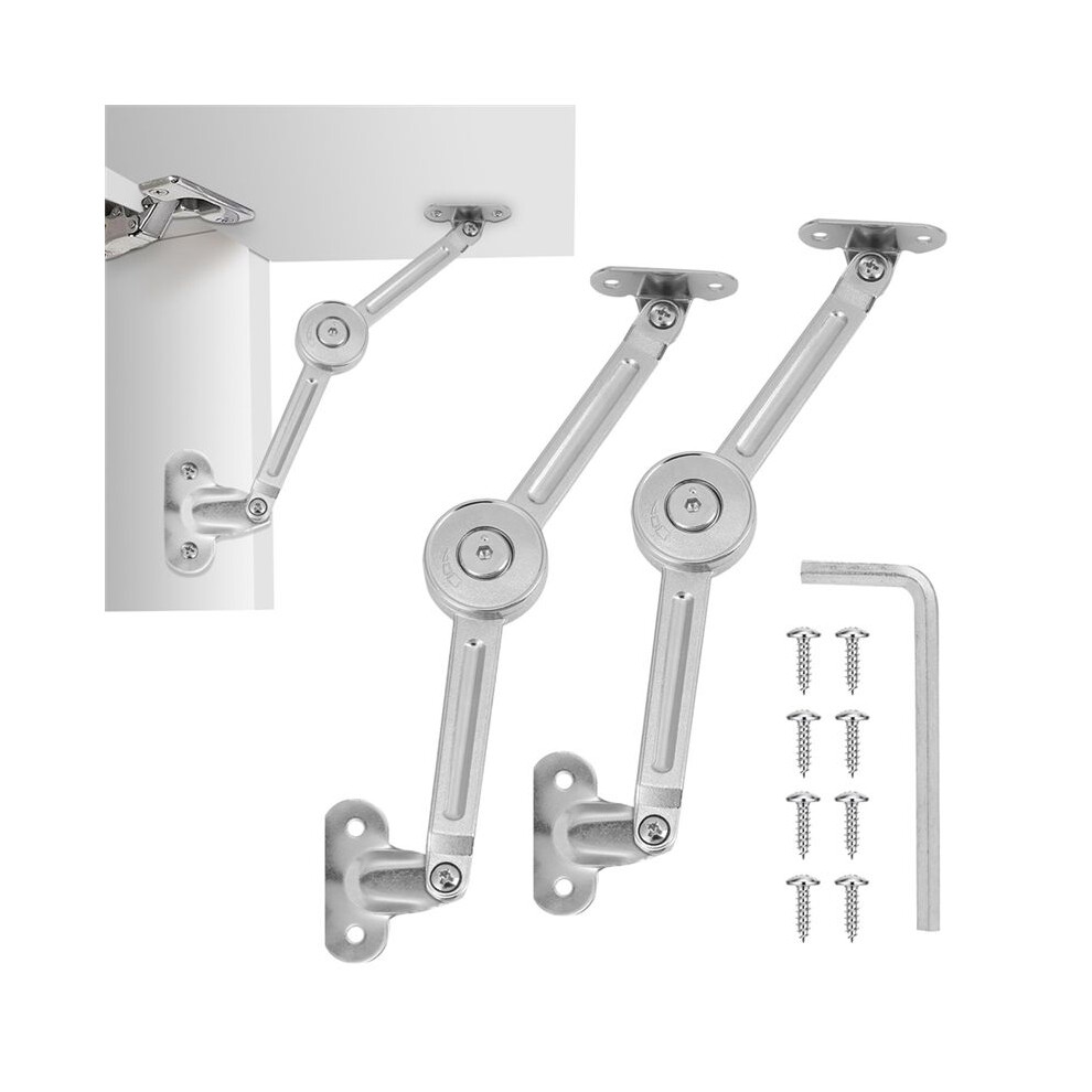 Lid Support Hinges Heavy Duty Lid Stay Hinge - 110 Open Angle,Supports To 50Lbs For Upper Cabinets & Rv Cabinets. 6034186040868