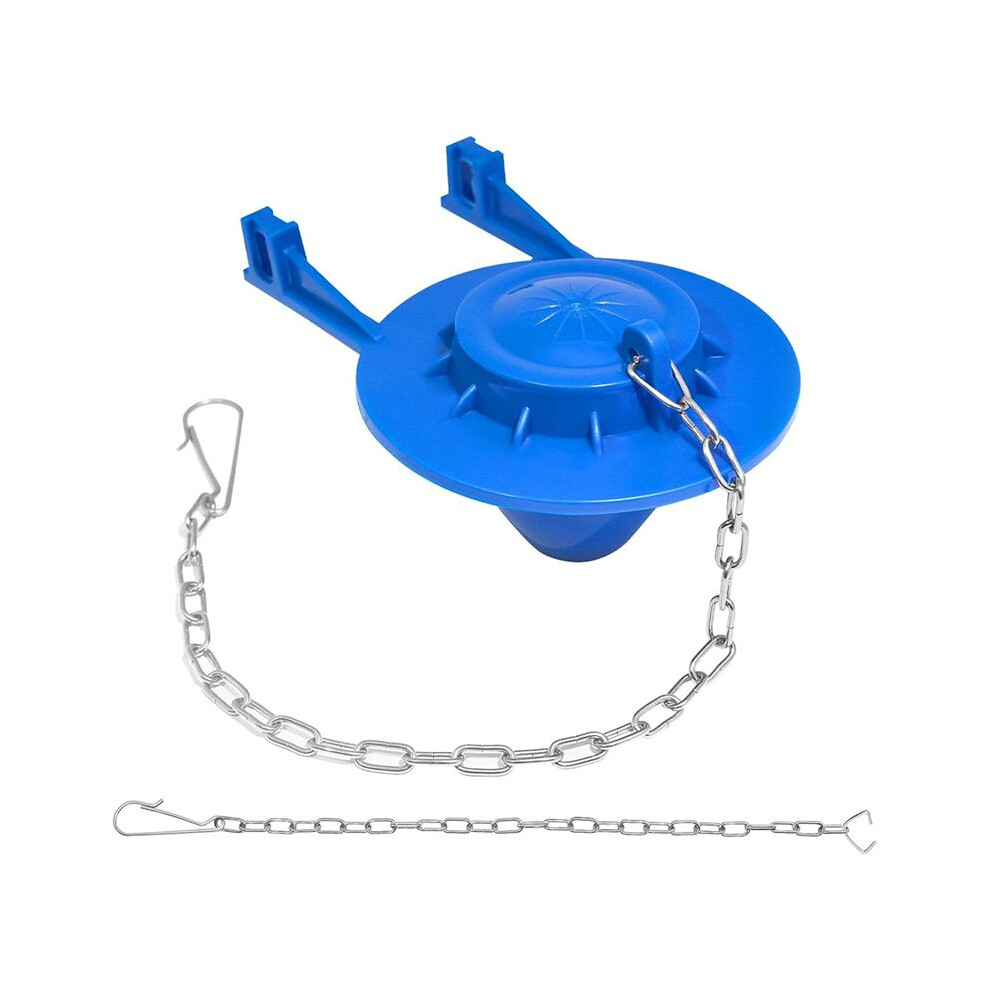 1Set Universal Toilet Flapper Replacement Kit 2 Inch Toilet Tank Flapper With 2 Stainless Chains Replacement 4711947104367