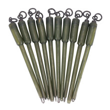10Pcs Carp Fishing Connector Swivels PVA Tube Bags Stems Solid Bag Stems Lead Insert End Terminal Tackle