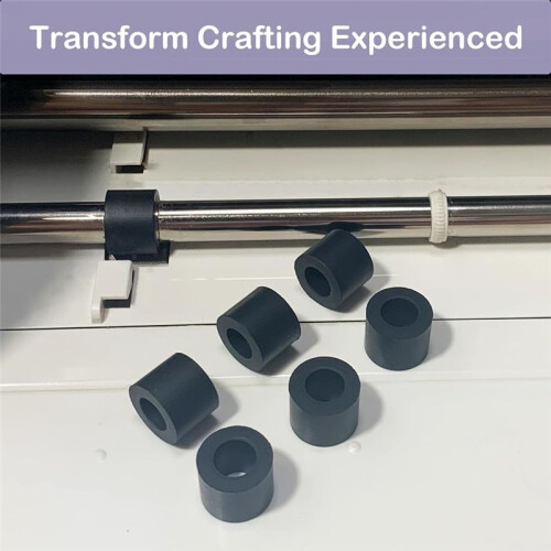 6pcs Rubber Roller Replacement for  Maker/Maker 3, Mat Guide Rubbers for  Repair Accessories 2