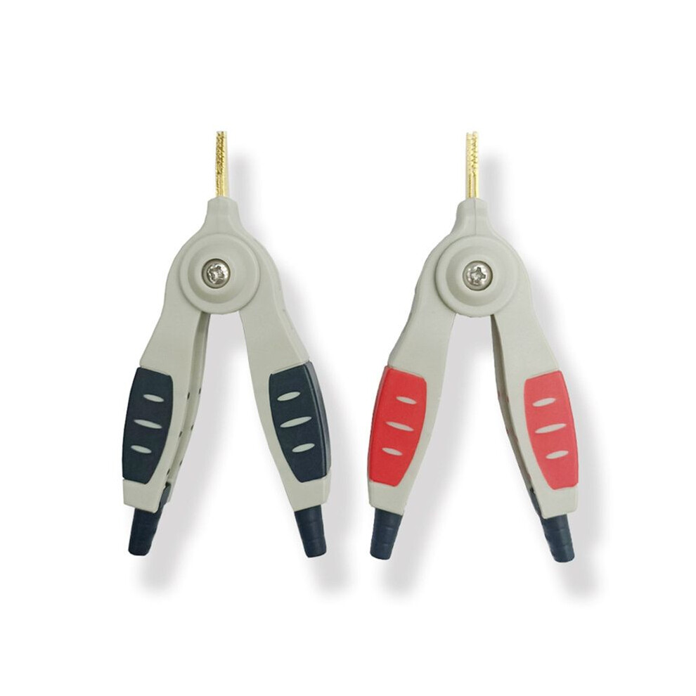 Kelvin Test Clips Insulated 5A Flat Crocodile Clip Kelvin Copper Brass Clamp Cable Battery Metal Test Clips 4712778214799