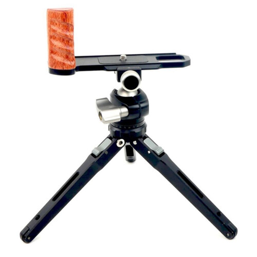 F2 Quick Release Plate Wooden Handgrip for  F2 Camera L Bracket with Vertical Shooting Mount Camera Accessories,B 1
