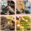 90Pcs 18 Sizes Electric Motor Carbon Brushes Replacement for Hammer Drills Circular Saws Power Tool 3