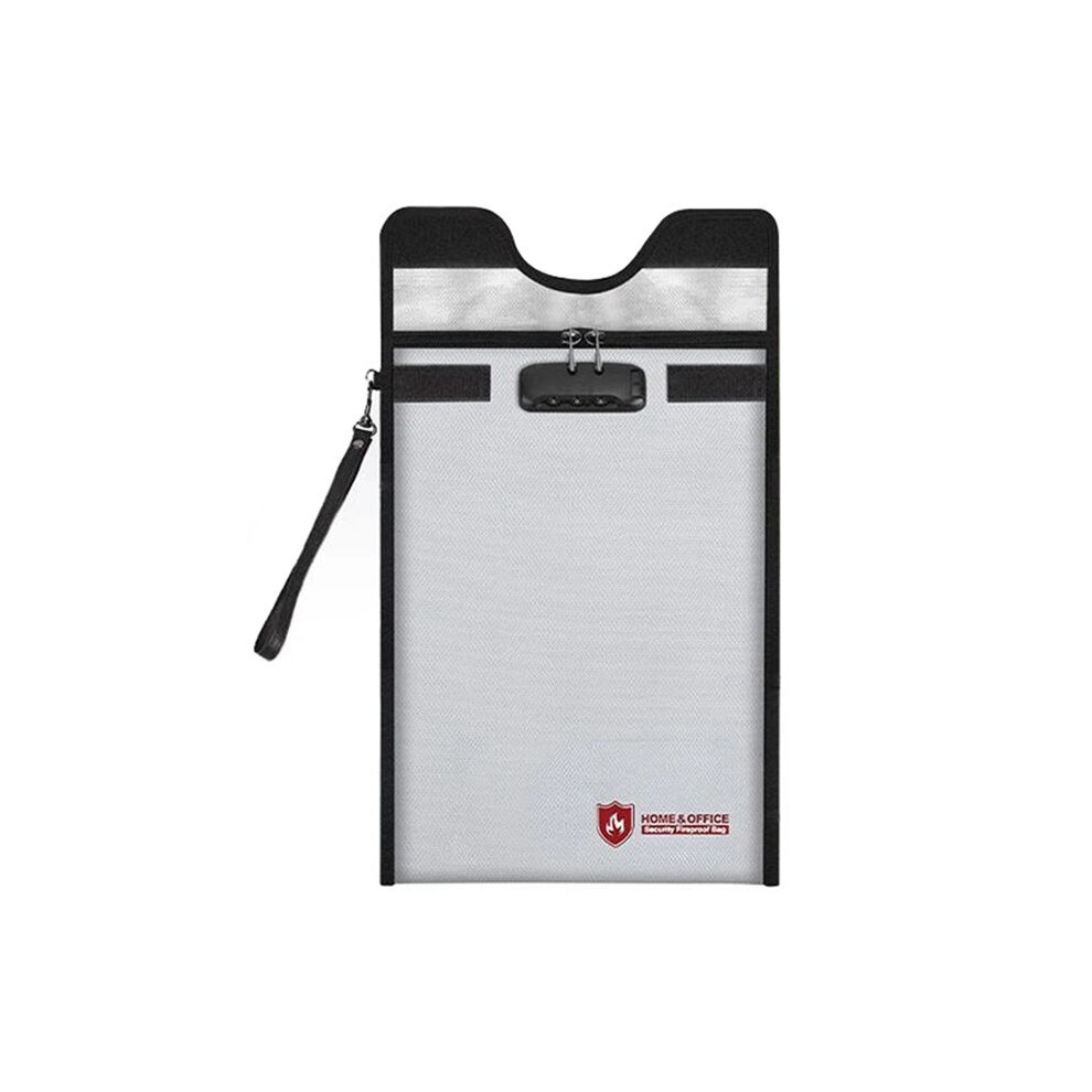 Fireproof Waterproof Safe Document Bag With Zipper File Passport Storage Bag High Temperature Resist Portable Insurance 4712689886917