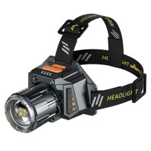 XINSITE Outdoor LED Rechargeable Headlamp 3 Lighting Modes Telescopic Zoom Flashlight Super Bright Lights for Camping