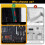 2 Pcs Nail Board Wall Panel Garage Tool Storage Board Perforated Board Warehouse Organization and Storage Nail Board 3