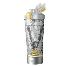 New Electric Protein Powder Mixing Cup Automatic Milk Coffee Protein Water Bottle Kitchen Accessories White