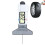 Digital Tire Tread Depth Meter-Tread Depth Detector-Digital Tire Depth Gauge LCD Display-Digital 0.25.4mm Range 3