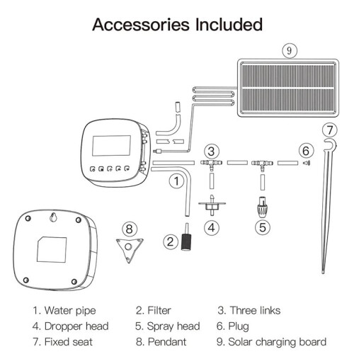 WiFi Tuya  Watering Machine Automatic Micro-Drip Irrigation System Plants Controller System Irrigation Tool Alexa 1