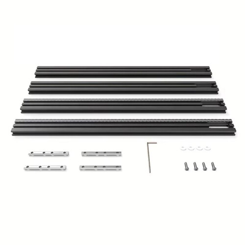 1Set 60cm Trimming Milling  Engraving Guide Rail Adjustable Backing Auxiliary Guide Rail Bracket Woodworking Tools