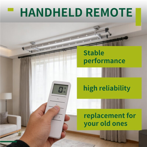 15 Channel Handheld RF433 Remote Controller for Electronic Window Curtains Motor Roller Blinds  Life APP Control 1