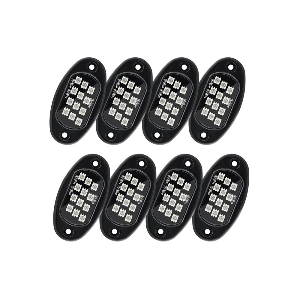 Rgb Rock S, Multicolor Underglow S Kit With App Control Flashing Music Mode Waterproof Wheel Well ,8 Pods Light 6031744829378