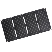 80W Portable Solar Panel ETFE Folding Dual USB for Outdoors & Safety