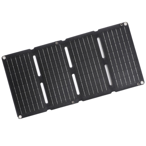 80W Portable Solar Panel ETFE Folding Dual USB for Outdoors & Safety