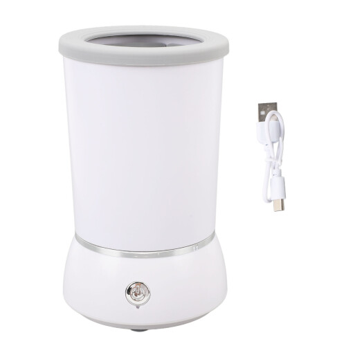 Tazza lavazampe automatica per cani, bianca, 800 mAh 1