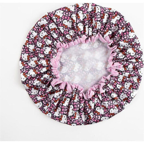 Shower Cap - CERDA - Hello Kitty - Waterproof - Adjustable - Kawaii 2