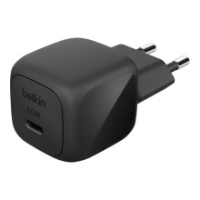 Cargador Belkin USB-C WCA013KQBK 45W Carga Rápida Universal Negro