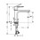 Hansgrohe Rubinetto - HANSGROHE - Rebris S - Altezza 110 mm - Cromato - Risparmio idrico 3