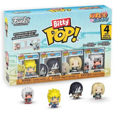 Funko Bitty POP! Figurine - Naruto Shippuden Team 2 - 4-Pack - Vinyl