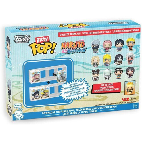Funko Funko Bitty POP! Figurine - Naruto Shippuden Team 2 - 4-Pack - Vinyl 1