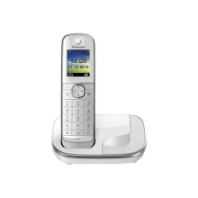 Teléfono inalámbrico Panasonic KX-TGJ310GW con identificador de llamadas DECT blanco