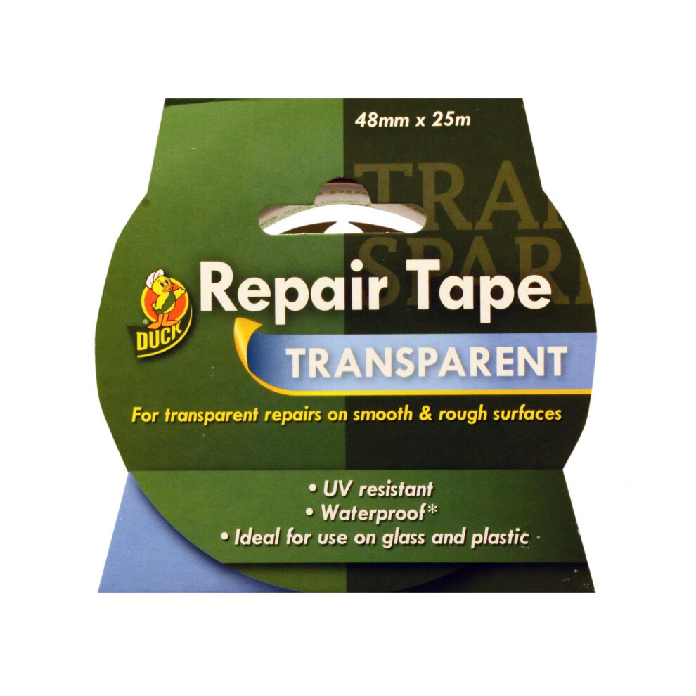 Shurtape Duck Tape Repair Tape Transparent 48Mm X 25M 5063750506791