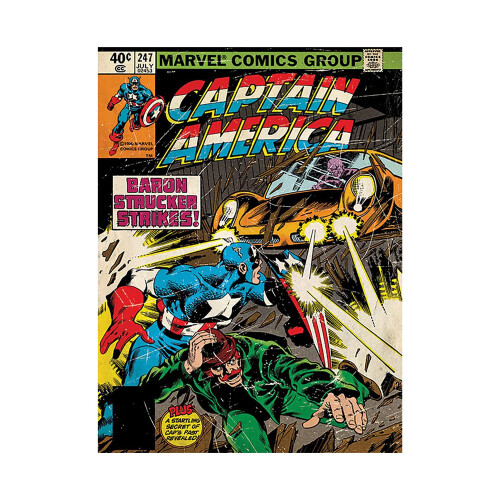 Captain America Captain America Baron Strucker Strikes Canvas Print