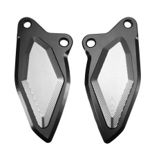 Motorcycle Footrest Heel Guard Cover Rearsets Foot Rest Peg Protector for Daytona 660 2024 Gray
